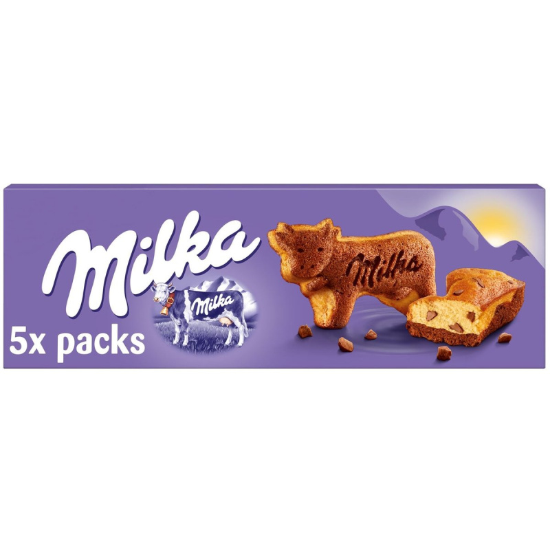 Milka jemné pečivo Tender Cow s kousky čokolády