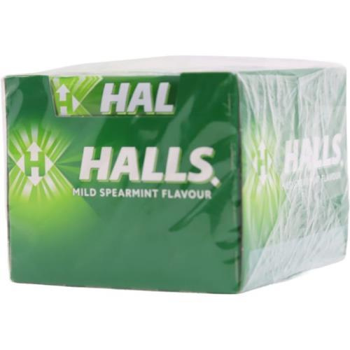 Halls mild spearmint @20x33,5g