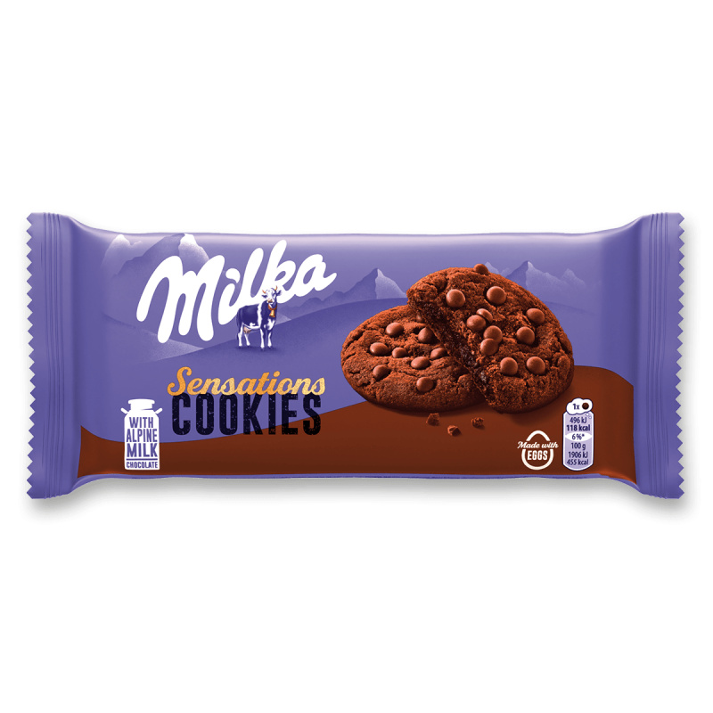 Milka Cookie Sensation - sušenky - All Choco, 156 g