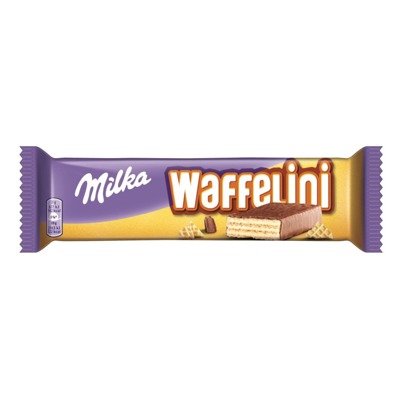 Milka Waffelini oplatka v mléčné čokoládě, mléčná příchuť