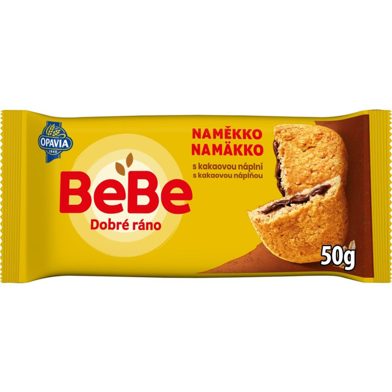Opavia Cereální bochánek BeBe Dobré Ráno Naměkko kakaová náplň