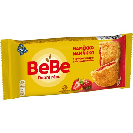 Opavia Cereální bochánek BeBe Dobré Ráno Naměkko jahodová náplň