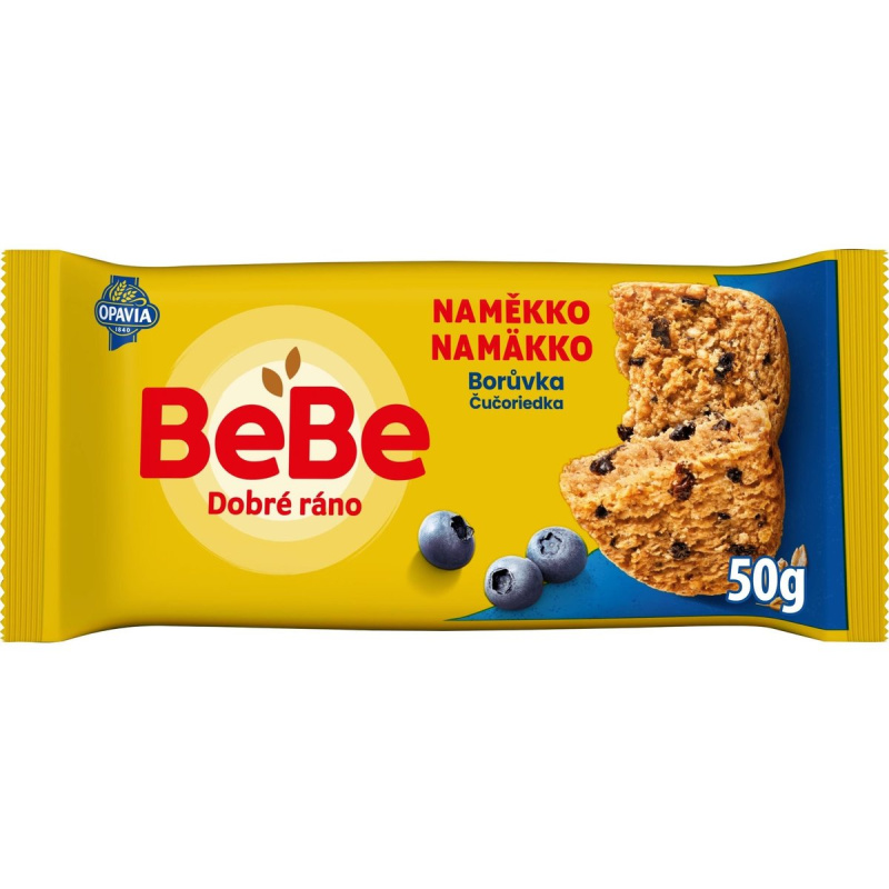 Opavia Cereální bochánek BeBe Dobré Ráno naměkko borůvka