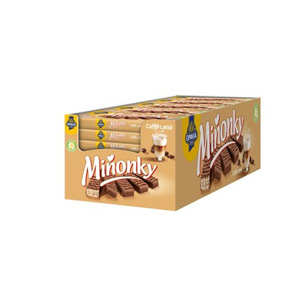 OPAVIA Miňonky Caffe Latte oplatky 35 x 50 g