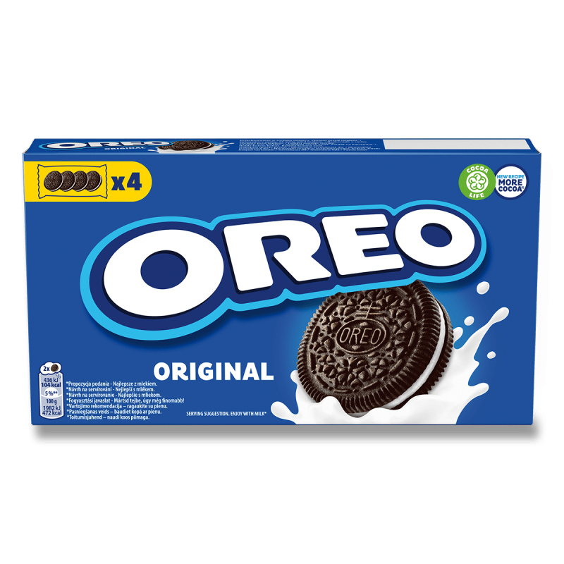 Oreo Original - sušenky s náplní - 176 g