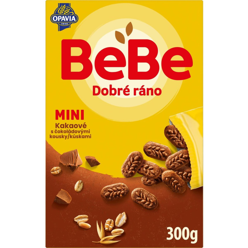 Opavia sušenky BeBe Dobré Ráno mini kakaové
