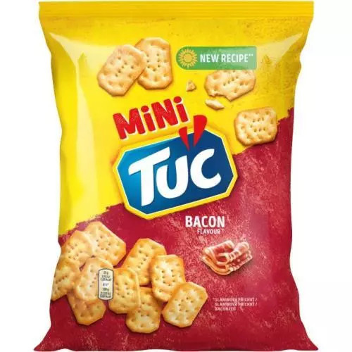 Opavia Tuc Mini - slané pochoutky - Bacon, 100 g