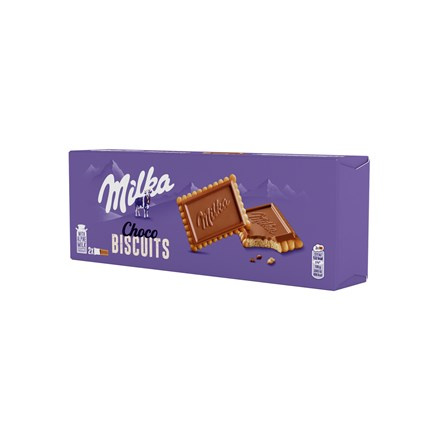 Milka sušenky Choco Biscuits s čokoládou