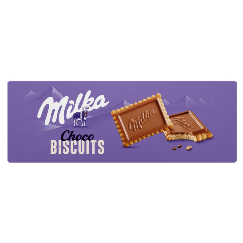 Milka sušenky Choco Biscuits s čokoládou