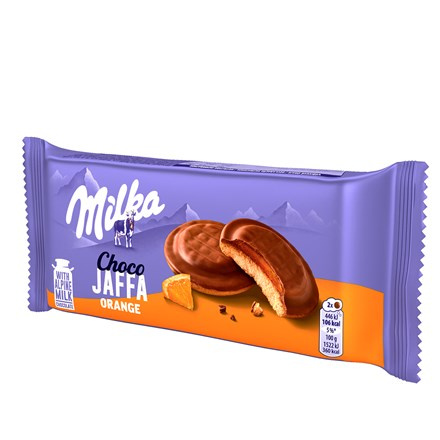 Milka Jaffa piškoty pomerančové, mléčná čokoláda 147 g