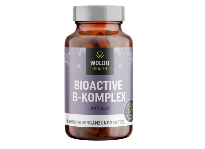 WoldoHealth Bioactive B-komplex, 90 kapslí