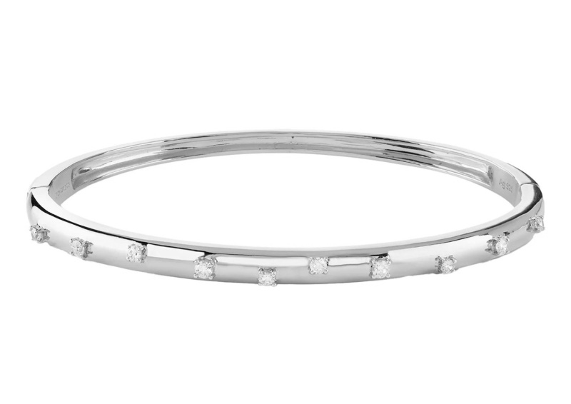 Guess Pevný stříbrný náramek pro ženy Nuances JSBB04541JWRH 5,5 cm