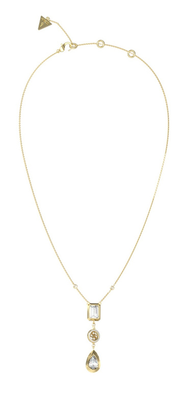 Guess Elegantní pozlacený náhrdelník 4G Light JUBN05234JWYGT/U