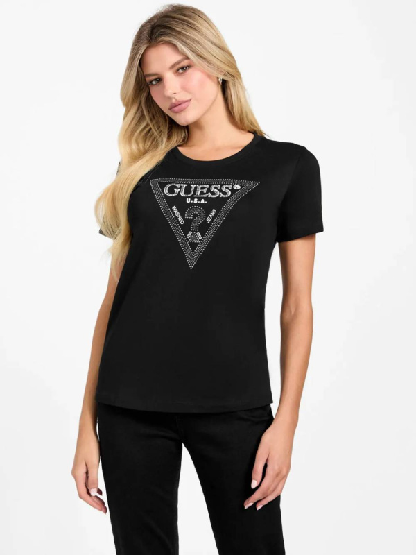 Guess dámské černé tričko