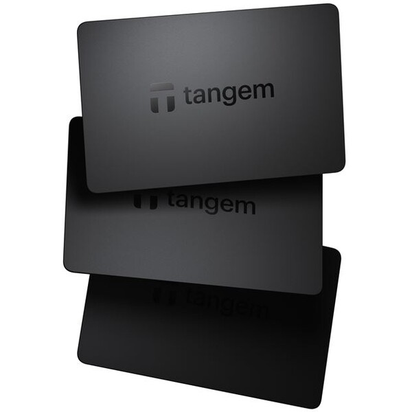Tangem Wallet 3-card set TG128X3-B Černá