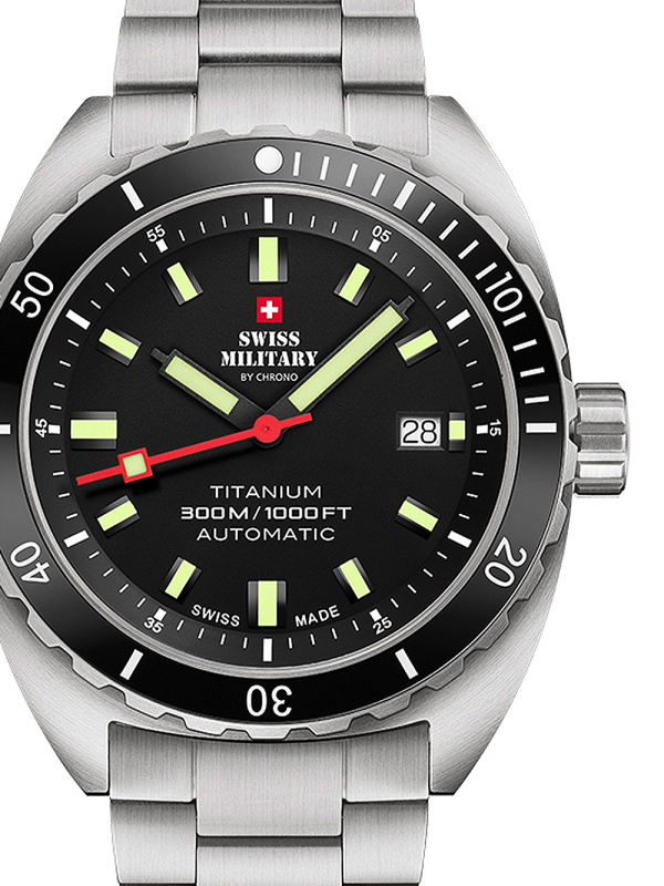 Swiss Military SMA34100.01 Diver Titanium Automatic 42 mm