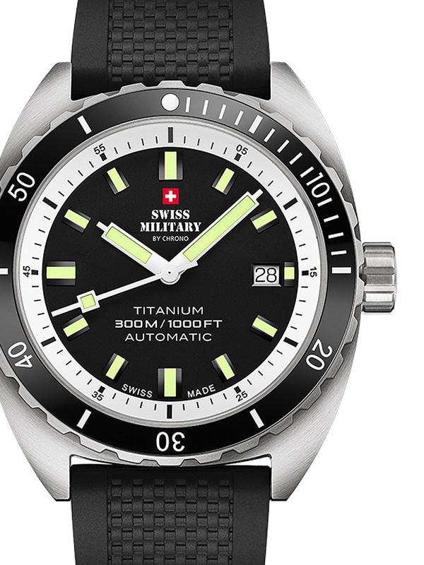 Swiss Military SMA34100.07 Diver Titanium Automatic 42 mm
