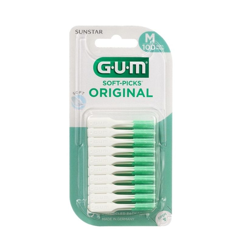 G.U.M Soft-Picks mezizubní kartáček gumový M 100 kusů