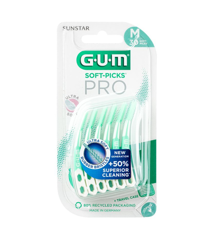 G.U.M Soft-Picks PRO Mezizubní kartáčky Medium v blistru 30 kusů