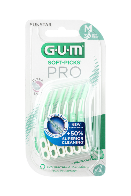 G.U.M Soft-Picks PRO Mezizubní kartáčky Medium v blistru 30 kusů
