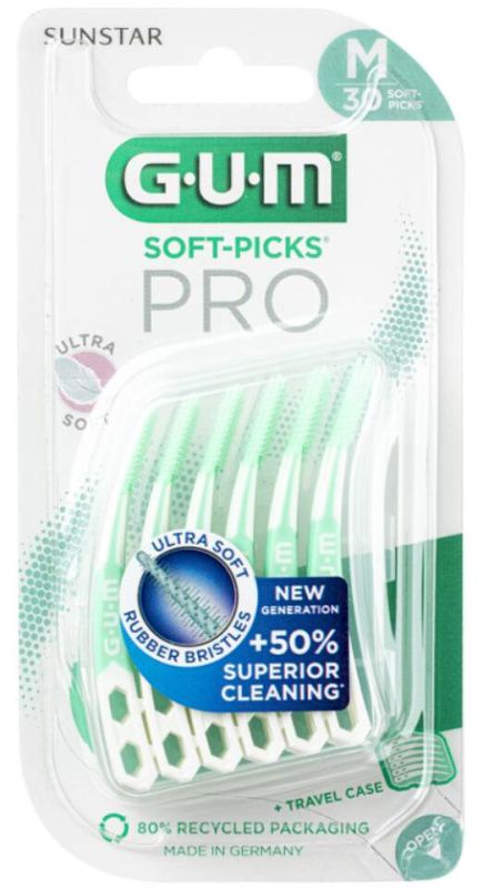 G.U.M Soft-Picks PRO Mezizubní kartáčky Medium v blistru 30 kusů
