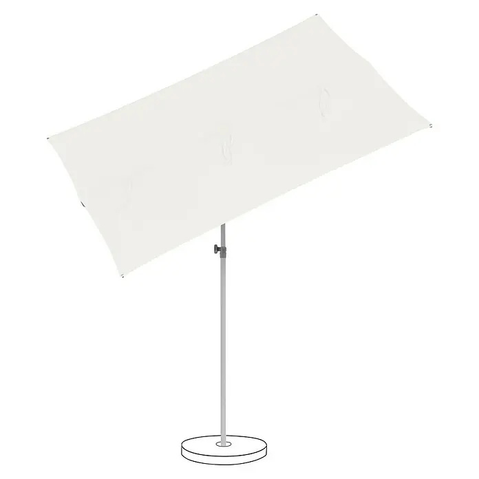 Balkonový slunečník Suncomfort Flex Roof / 195 x 140 cm / UV 50+ / krémově bílá Varianta: ivi1