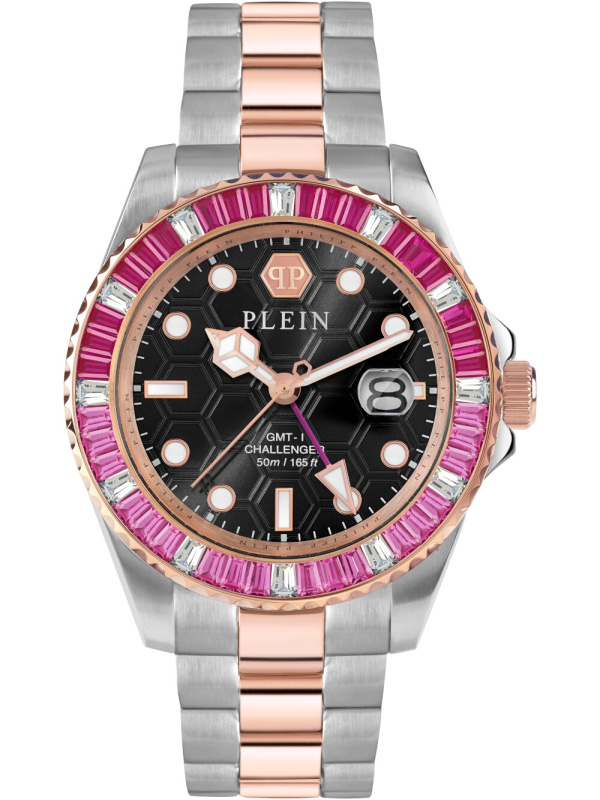 Philipp Plein PWPZA0424 GMT-I Challenger Baguettes 44mm 5ATM