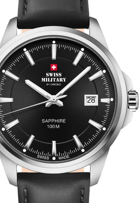 Swiss Military SM34104.08 Classic sapphire crystal 40mm 10ATM