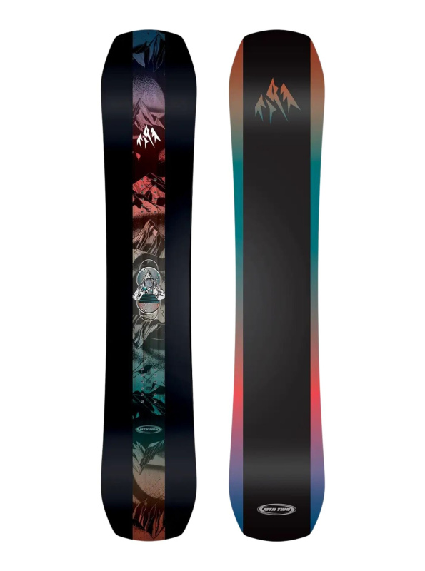Jones snowboard Mountain Twin Wide Black | Černá | Velikost snb 162W