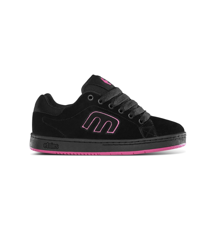 Etnies pánské boty Callicut Black / Pink | Černá | Velikost 6,5 US