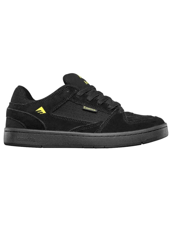 Emerica pánské boty Mute Black / Yellow / Black | Černá | Velikost 9,5 US