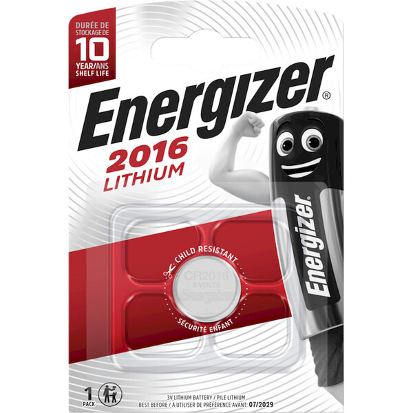 Energizer CR2016 - lithiové baterie - 3 V