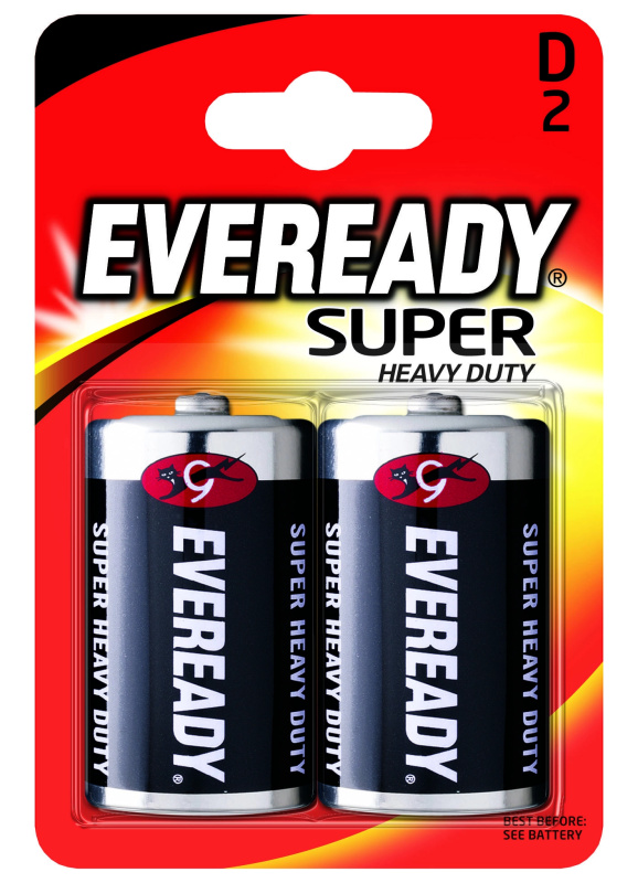 Energizer Eveready Super Heavy Duty D 2ks 7638900083613