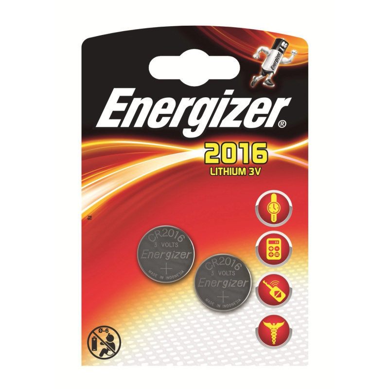 Baterie Energizer CR2016 (knoflíková, lithiová)-3V