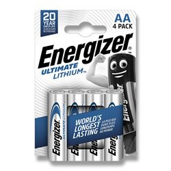 Energizer FR6/4BP Ultimate Lithium AA Stříbrná