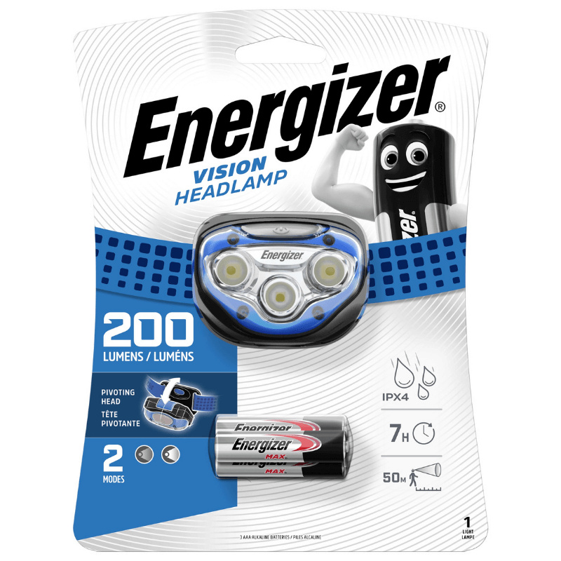Energizer Headlight Vision 200lm 3xAAA svítilna 1 ks