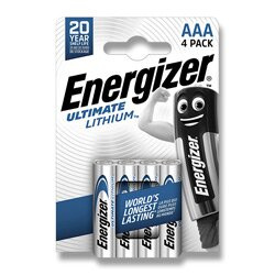 Energizer FR03/4BP Ultimate Lithium AAA Stříbrná