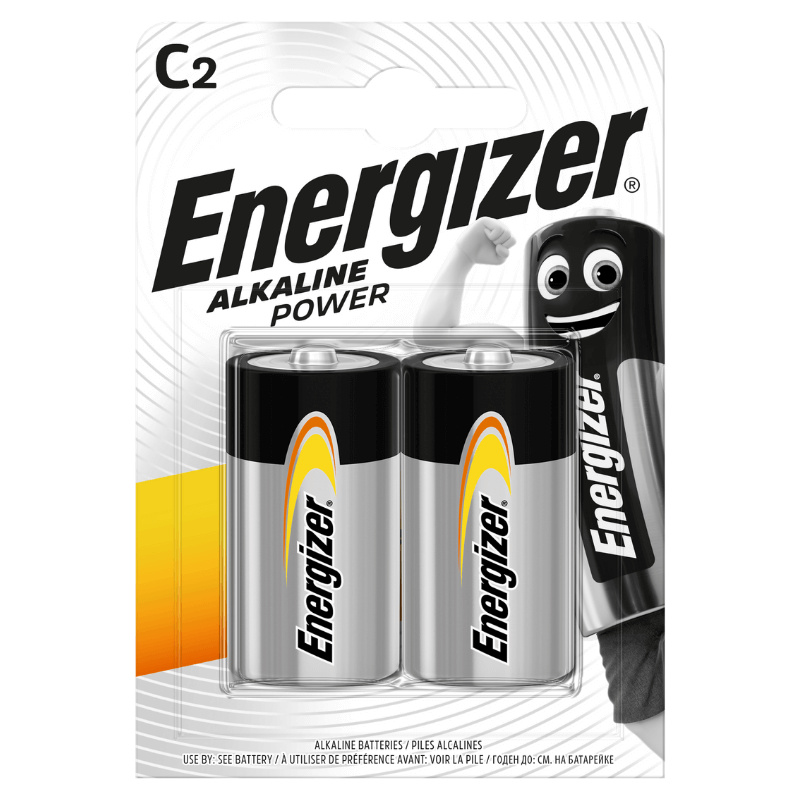 Alkalické baterie Energizer Power C