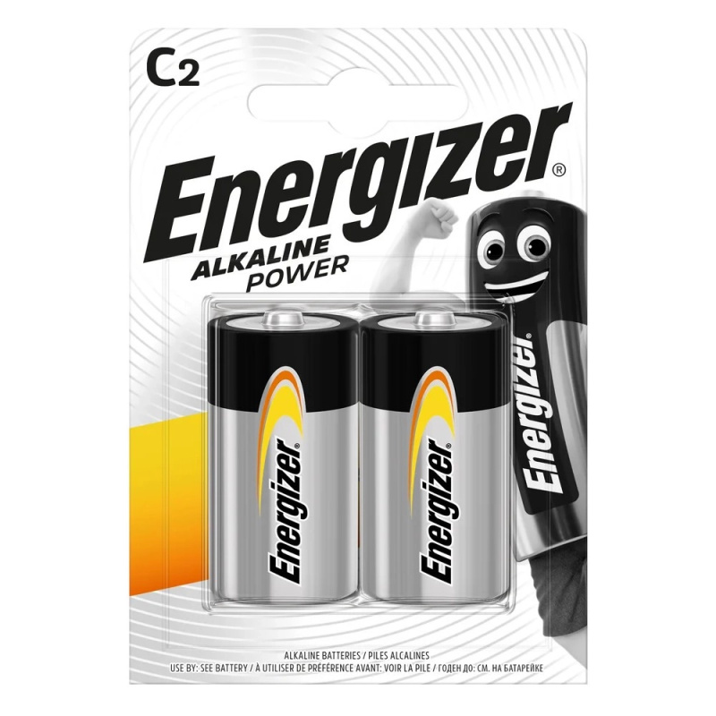 Alkalické baterie Energizer Power C