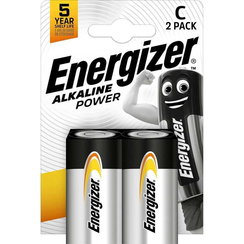 Alkalické baterie Energizer Power C