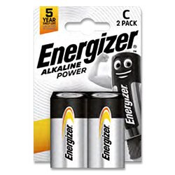 Alkalické baterie Energizer Power C