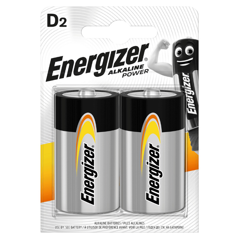 Energizer Alkaline Power D 2pack