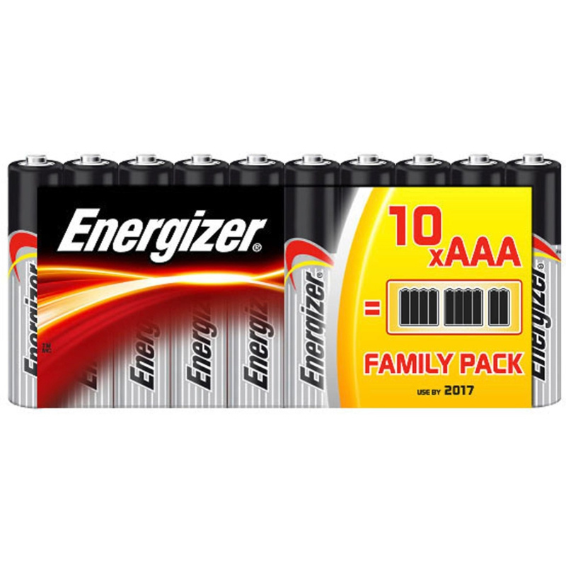 Energizer Baterie Family Pack AAA, 10 ks