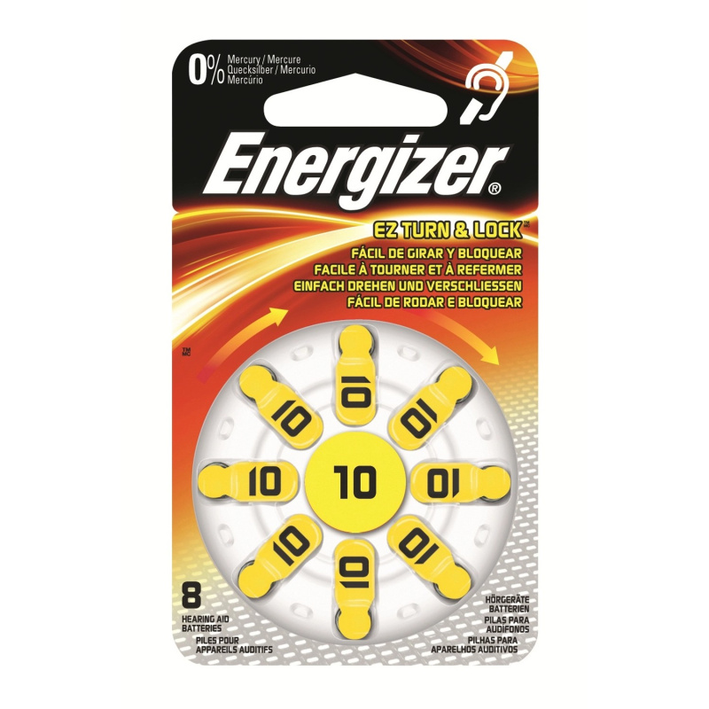 Baterie do naslouchadel ENERGIZER 10 DP 8ks