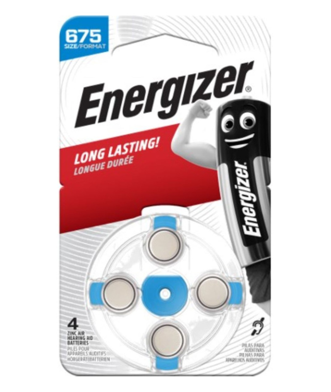 Baterie do naslouchadel ENERGIZER 675 DP 4ks