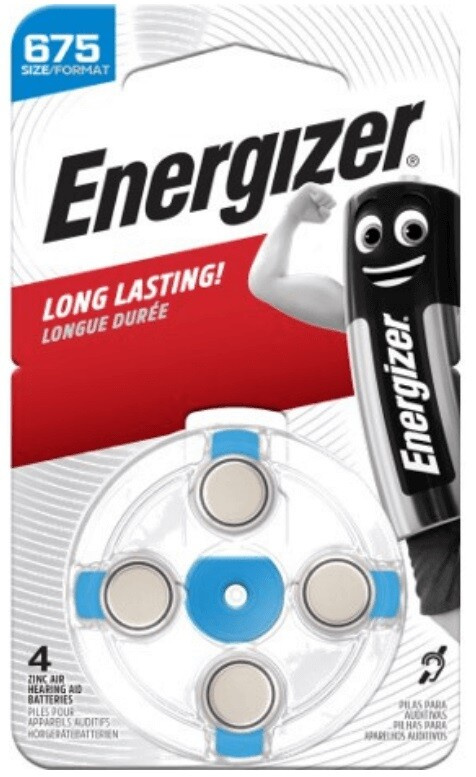 Baterie do naslouchadel ENERGIZER 675 DP 4ks