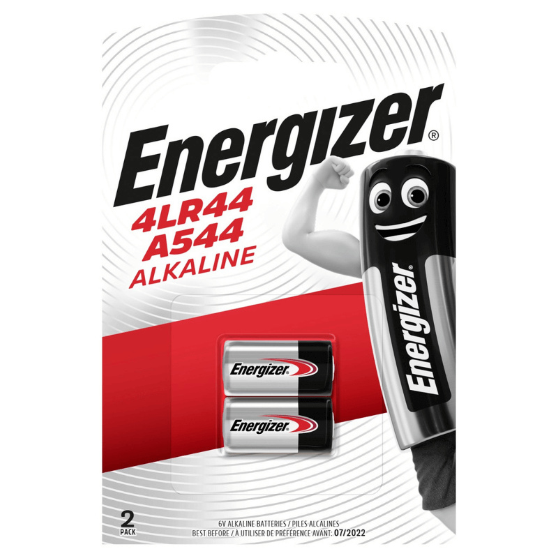 Energizer 4LR44 alkaická baterie - 2ks Červená/stříbrná