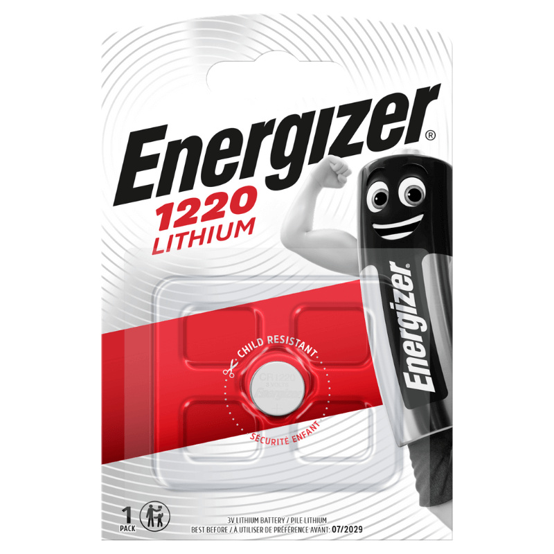 Energizer CR 1220 lithiová knoflíková baterie Stříbrná