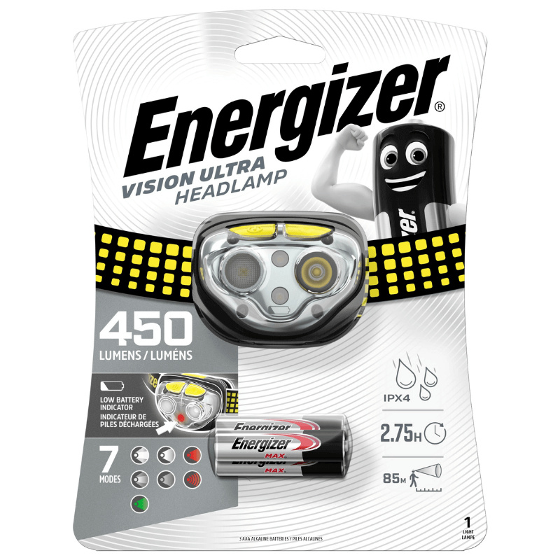 Energizer Headlight Vision Ultra 450lm 3xAAA svítilna 1 ks
