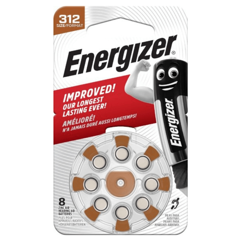 Energizer Zinc Air 312 baterie do naslouchadel 8 ks